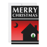 merry christmas new address announcement invitations