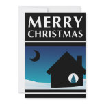 merry christmas new address announcement invitations