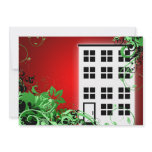 merry christmas new address announcement invitations