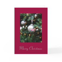 Merry Christmas Ornament Card
