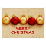 Merry Christmas Ornaments Card
