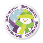 Merry Christmas Penguin Magnets