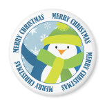 Merry Christmas Penguin Magnets