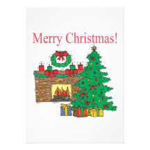 Merry Christmas Personalized Announcements