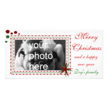 Merry, Christmas Photo Card Template
