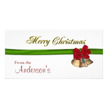Merry Christmas Photo Card Template