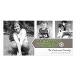 Merry Christmas Photo Card with 3 photos