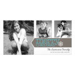 Merry Christmas Photo Card with 3 photos