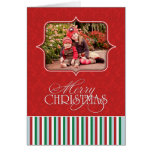 Merry Christmas Photo Folded Card