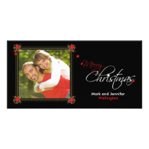 Merry Christmas Photo Greeting Card