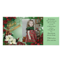 Merry Christmas photo greeting card