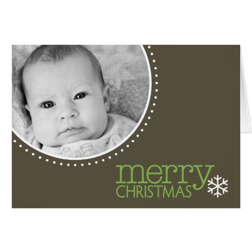 Merry Christmas - Photo Greeting Card Template