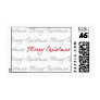 Merry Christmas Postage Stamp