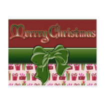 Merry Christmas Postcard