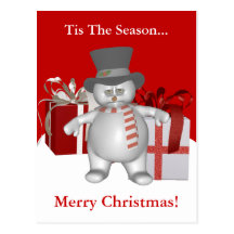 Merry Christmas Postcard