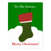Merry Christmas Postcard