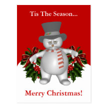 Merry Christmas Postcard