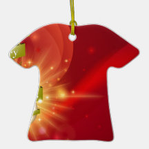 Merry Christmas red ribbon background Christmas Ornaments