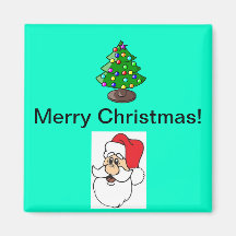 Merry Christmas! Refrigerator Magnet