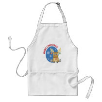 Merry Christmas Reindeer Apron