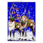 Merry Christmas Reindeer Card