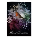 Merry Christmas Robin Card