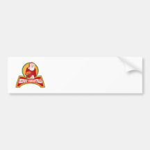 Merry Christmas Santa Claus Bumper Sticker