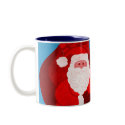 Merry Christmas Santa red/blue boys mug
