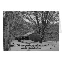Merry Christmas,  scripture greeting Greeting Cards