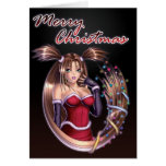 Merry Christmas - Sexy anime style! Greeting Card