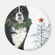 Merry Christmas Small Fridge Magnets