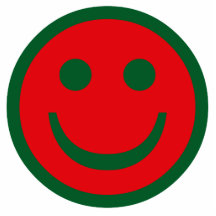 Merry Christmas Smiley Photo Cutout