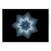 Merry Christmas snowflake greeting card