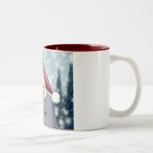 MERRY CHRISTMAS SNOWMAN COFFEE MUG