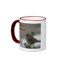 Merry Christmas Sparrow! with Scripture Mugs
