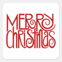 Merry Christmas Sticker