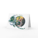 Merry Christmas Swirly Paint Splat... - cards
