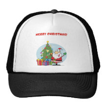 Merry Christmas To All And To All Goodnight Trucker Hats