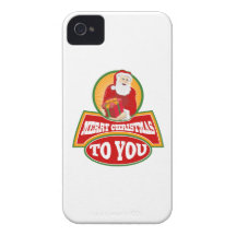 Merry Christmas to you Santa Claus iPhone 4 Cover