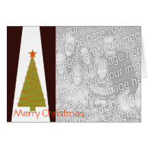 Merry Christmas Tree Greeting Cards