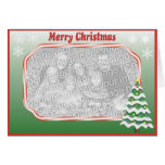 Merry Christmas Tree Photo Card