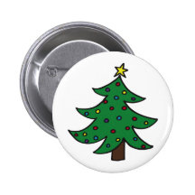 Merry Christmas Tree Pins