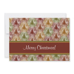 Merry Christmas Trees Invite in Red and Green