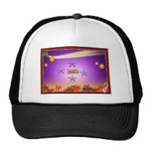 merry christmas trucker hats