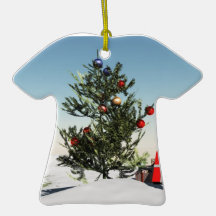 merry christmas tshirt ornament