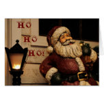 Merry Christmas Vintage Santa Card