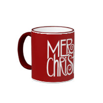Merry Christmas White Mug