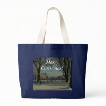 Merry Christmas!  Winter Wonderland! Canvas Bags