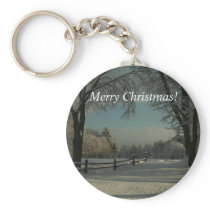 Merry Christmas!  Winter Wonderland! Keychain