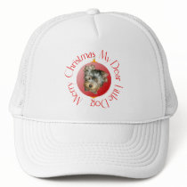 Merry Christmas Yorkshire Terrier Mesh Hat